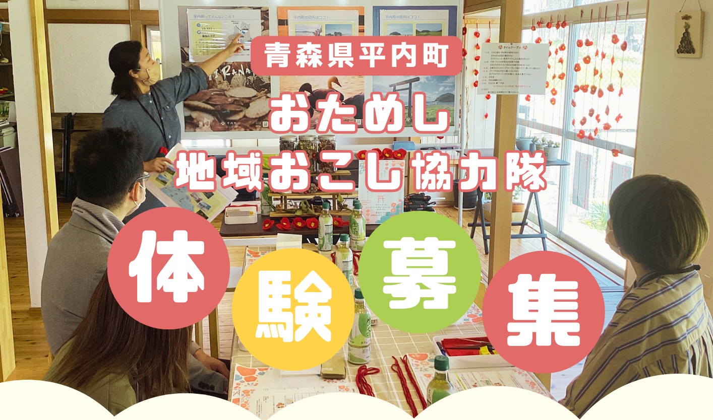 おためし地域おこし協力隊募集