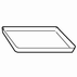プラスチック容器のトレーのイラスト